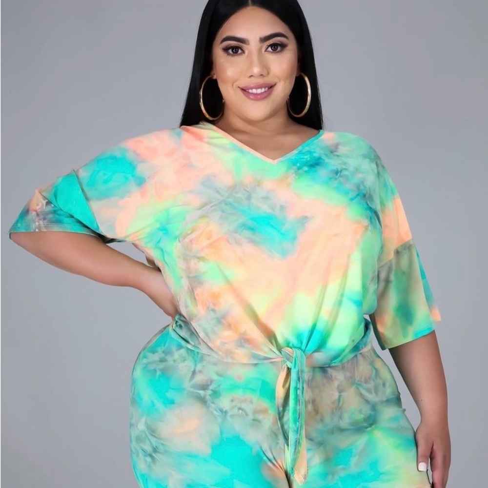 Tie dye lounge set